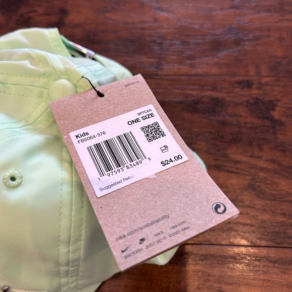 NWT ‼️ 2 NIKE Kids / girls / Youth Club Cap Baseball Sport Hats - OS adjustable - Picture 5 of 8